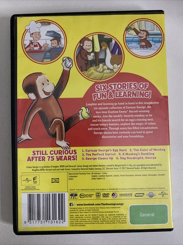 Curious George: Egg Hunt (DVD, 2016) Animation Region 4