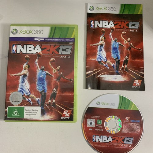 NBA 2K13 Microsoft XBOX 360 PAL NBA Game Complete