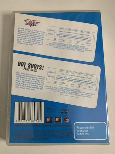 Hot Shots! / Hot Shots! Part Deux (DVD, 2-Disc) Charlie Sheen Region 4