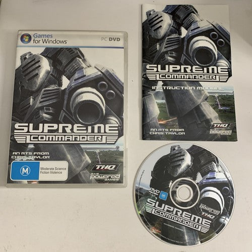 Supreme Commander PC DVD Windows Real Time Strategy Game