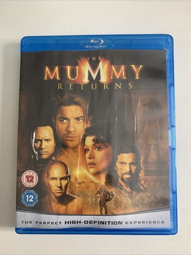 The Mummy Returns (Blu-ray, 2001) Dwayne Johnson, Rachel Weisz, Brendan Fraser