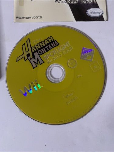 Hannah Montana: Spotlight World Tour Nintendo Wii PAL Music Game Complete