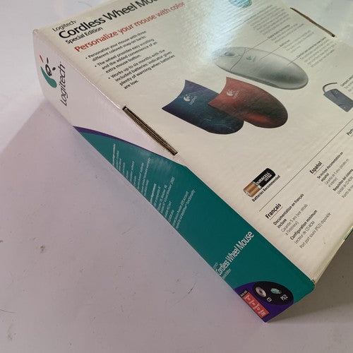 Logitech Cordless Wheel Mouse Special Edition Wireless PS/2 *Never Been Used*