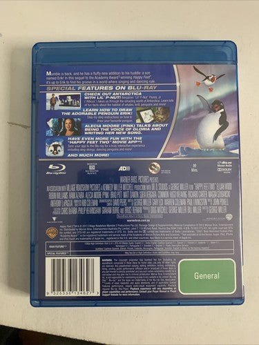 Happy Feet Two (Blu-ray, 2011) Animation Region B