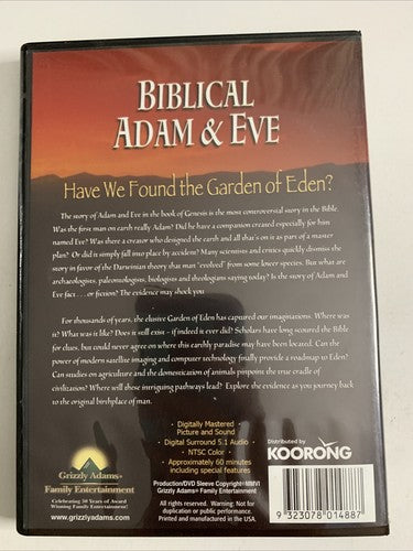 Biblical Adam & Eve : Have We Found the Garden of Eden (DVD, 2006) NEW