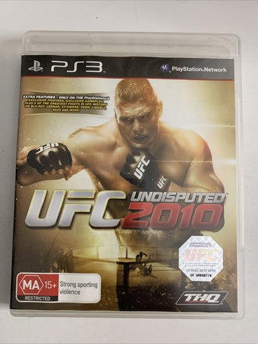 UFC Undisputed 2010 PS3 Sony PlayStation 3 Game Complete