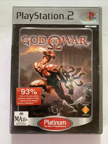 God of War Platinum (Sony PlayStation 2, 2005) PAL Game Complete