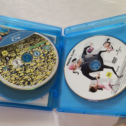 Despicable Me (Blu-ray 3D + 2D, 2010, 3-Discs) Animated Film All Regions