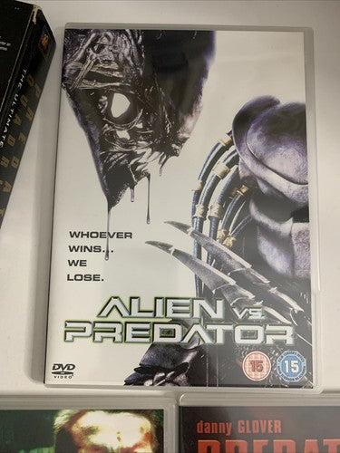 Predator Quadrilogy: Predator 1 &2, Alien Vs Predator, AVP 2 (DVD) Region 2