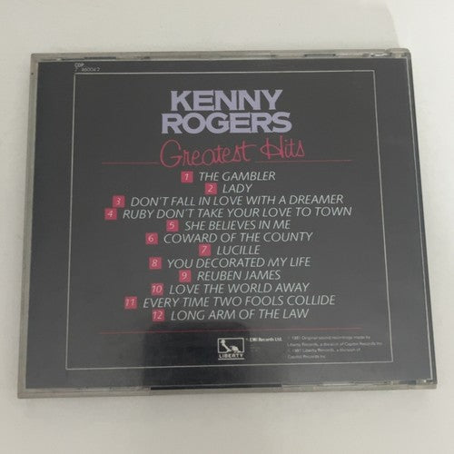 Kenny Rogers – Greatest Hits (CD, 1988) US CDP 7-46004-2