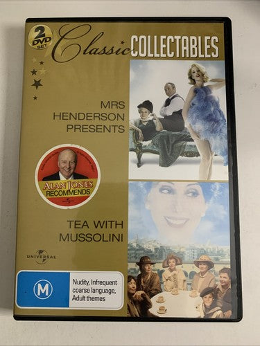 Mrs Henderson Presents / Tea With Mussolini (DVD, 2005) Region 4