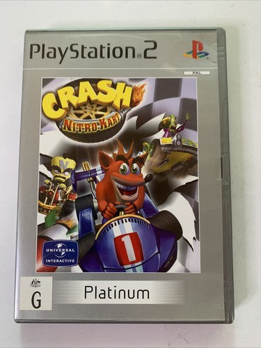 Crash Nitro Kart PS2 Sony PlayStation 2 PAL 2004 Game Complete