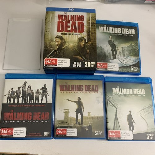 The Walking Dead: The Complete Seasons 1-5 (Blu-ray, 20-Disc) Region B