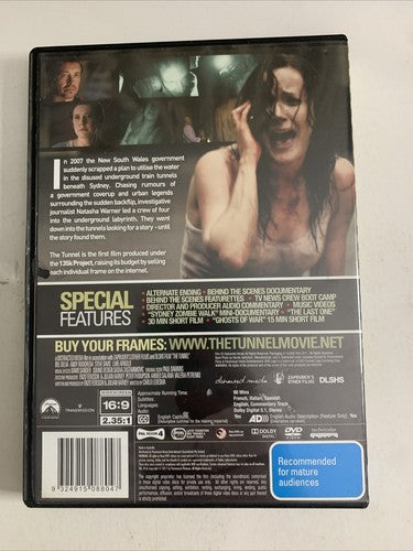 The Tunnel (DVD, 2010) Andy Rodoreda, Bel Delia Horror Film Region 4