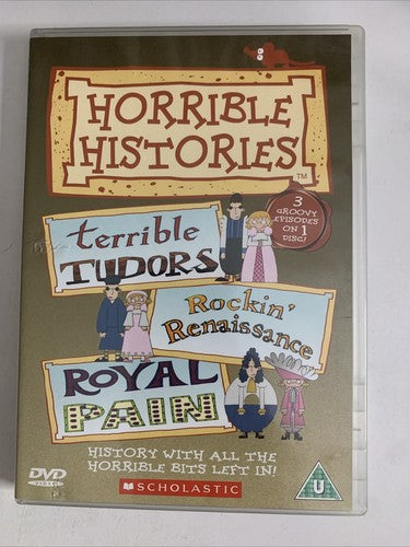 Horrible Histories: Terrible Tudors, Rockin' Renaissance, Royal Pain (DVD) NEW