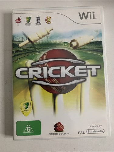 Cricket Nintendo Wii PAL 2009 Sports Game