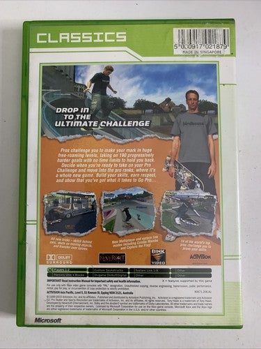 Tony Hawk's Pro Skater 4 Microsoft XBOX Original PAL Game Complete