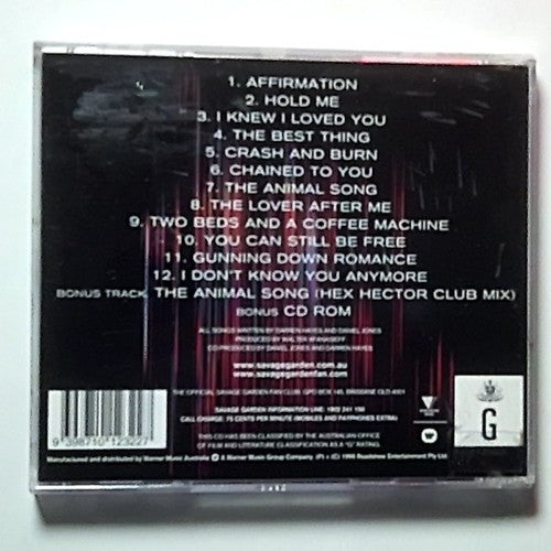 Savage Garden – Affirmation (CD, 1999) Australasia 101232-2