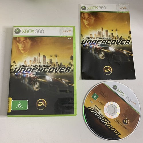 Need For Speed Undercover  Microsoft XBOX 360 PAL Racing Game Complete