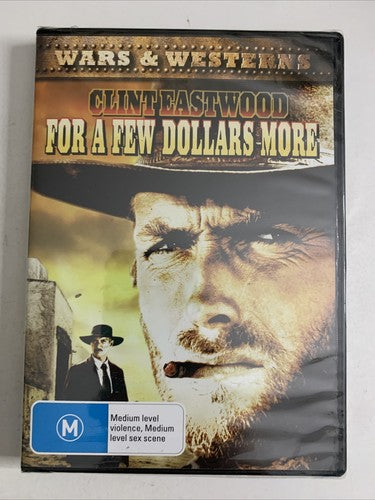 For a Few Dollars More (DVD, 1967) Clint Eastwood, Lee Van Cleef Region 4 NEW