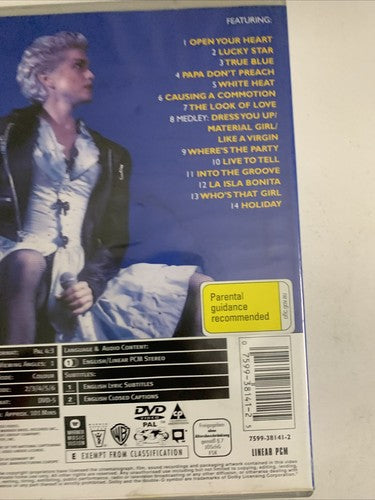 Madonna – Ciao Italia: Live From Italy (DVD, 1988) Region 4 &2