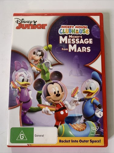 Mickey Mouse Clubhouse: Mickey's Message From Mars (DVD, 2010) Disney Region 4