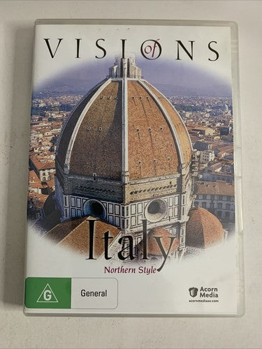 Visions of Italy: Northern Style (DVD, 2001) All Regions