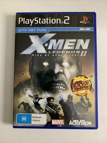 X-Men Legends II: Rise Of Apocalypse PS2 Sony PlayStation 2 PAL Game Complete