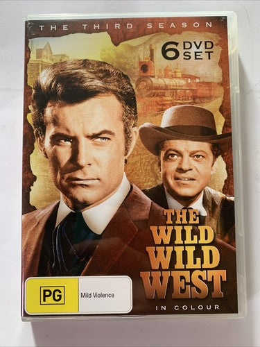 The Wild Wild West : Season 3 (DVD, 1967, 3-Disc) All Regions