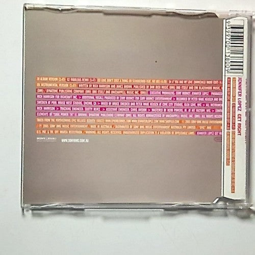 Jennifer Lopez – Get Right (CD, 2005) Australia 675699.2