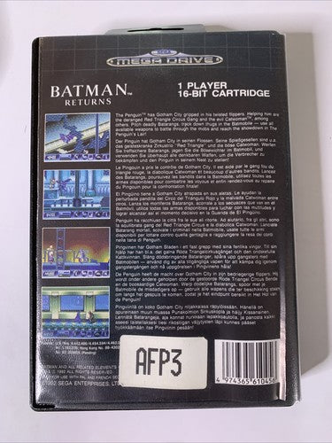 Batman Returns Sega Mega Drive PAL 1992 Game Complete