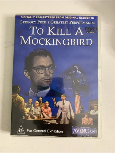 To Kill A Mockingbird (DVD, 1962) Gregory Peck, Robert Duvall All Regions NEW
