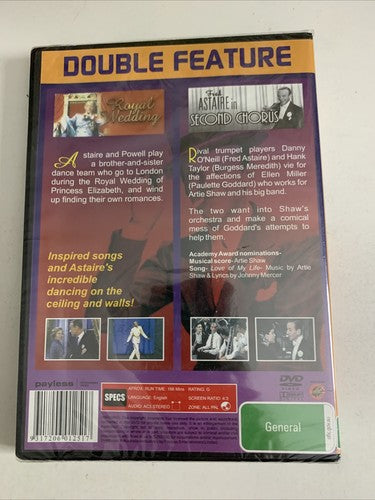 Second Chorus / Royal Wedding (DVD, 1940) Fred Astaire All Regions NEW