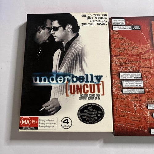 Underbelly Uncut (DVD, 2008) Region 4