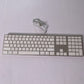 Apple Aluminum Keyboard with Numeric Keypad With Dual 2x USB Output  A1243
