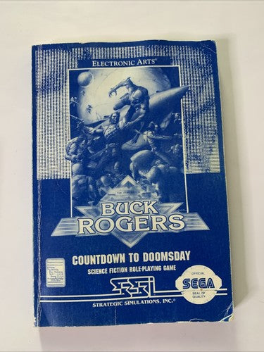 Buck Rogers: Countdown To Doomsday SEGA Mega Drive PAL 1990 Game Complete