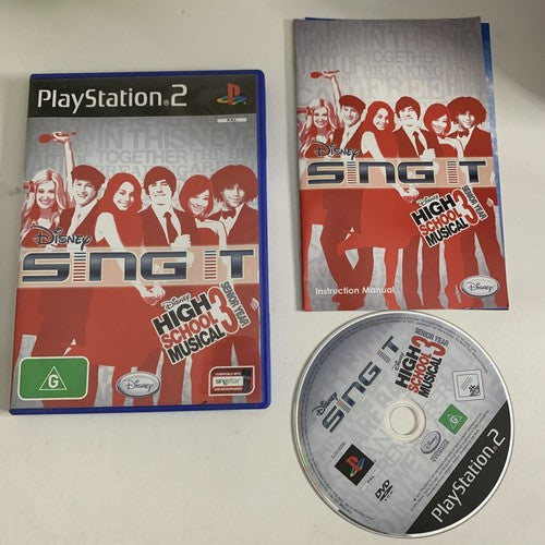 Disney Sing It: High School Musical 3 PS2 Sony PlayStation 2 PAL Karaoke Game