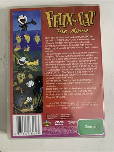 Felix the Cat: The Movie (DVD, 1991) Animation All Regions