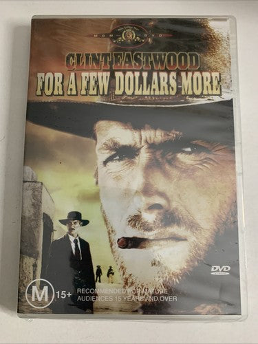For A Few Dollars More (DVD, 1967) Clint Eastwood, Klaus Kinski Region 4 NEW
