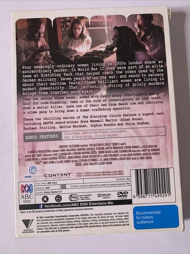 The Bletchley Circle : The Complete Series 1 & 2 (DVD, 2014, 2-Disc) Region 4