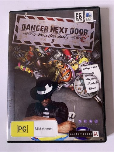 Danger Next Door: Miss Teri Tale's 3 PC Windows CD-ROM Hidden Object Game