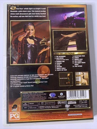 Alicia Keys – The Diary Of Alicia Keys (DVD, 2004) Region 4