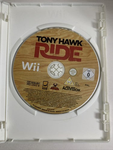 Tony Hawk Ride Nintendo Wii PAL Skateboarding Game