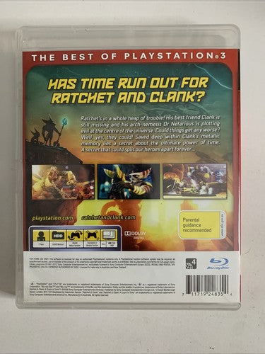Ratchet & Clank: A Crack In Time PS3 Sony PlayStation 3 2009 Game Complete