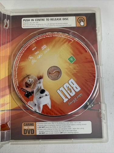Bolt (DVD, 2008) John Travolta Disney Animation Film Region 4