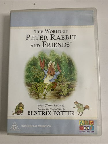 Beatrix Potter: The World of Peter Rabbit and Friends (DVD, 1993) Region 4