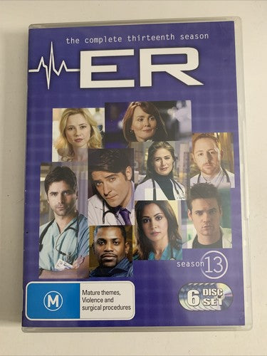 ER: The Complete Season 13 (DVD, 2009, 6-Disc) Region 4