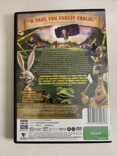 Hoodwinked (DVD, 2005) Anne Hathaway, Glenn Close, Chazz Palminteri, Xzibit