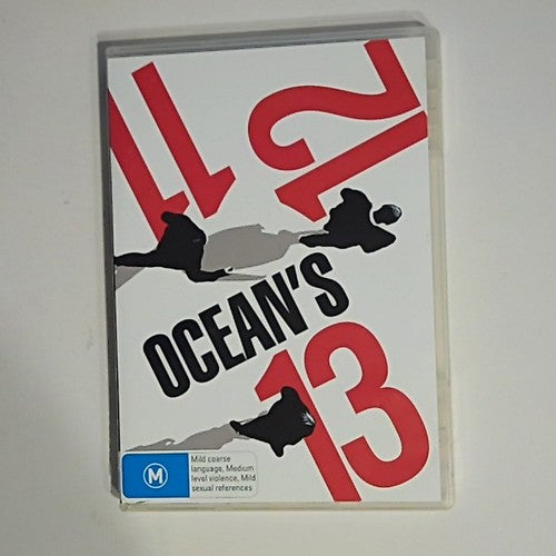 Ocean's Trilogy: Ocean's Eleven / Ocean's Twelve / Ocean's Thirteen (DVD, 2009)