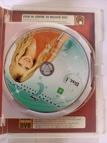 Hannah Montana :  The Final Season 4 (DVD, 2009, 2-Disc) Miley Cyrus Region 4